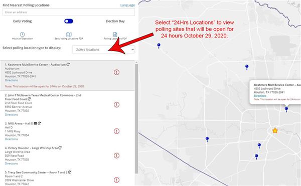 24 hour locations instructions 